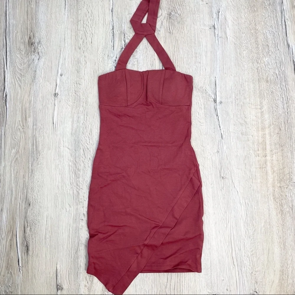 Fashion Nova Halter Mini Dress Sz XS - Picture 6 of 9